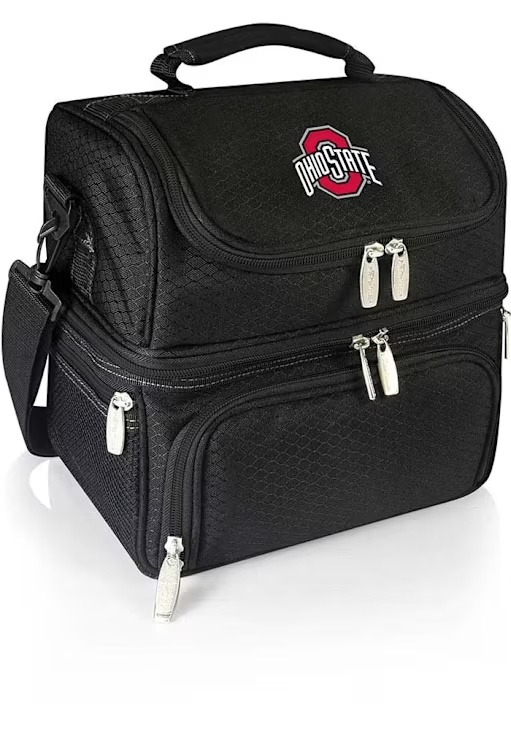 Ohio State Buckeyes Picnic Time Pranzo Insulated Tote Bag - Black