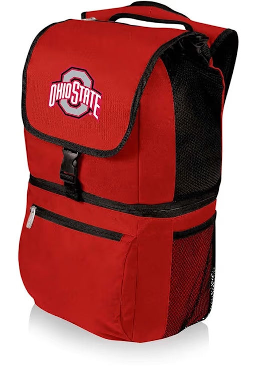 Ohio State Buckeyes Picnic Time Zuma Cooler Backpack - Red