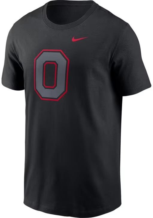Ohio State Buckeyes Black Nike Color Pop Short Sleeve T Shirt