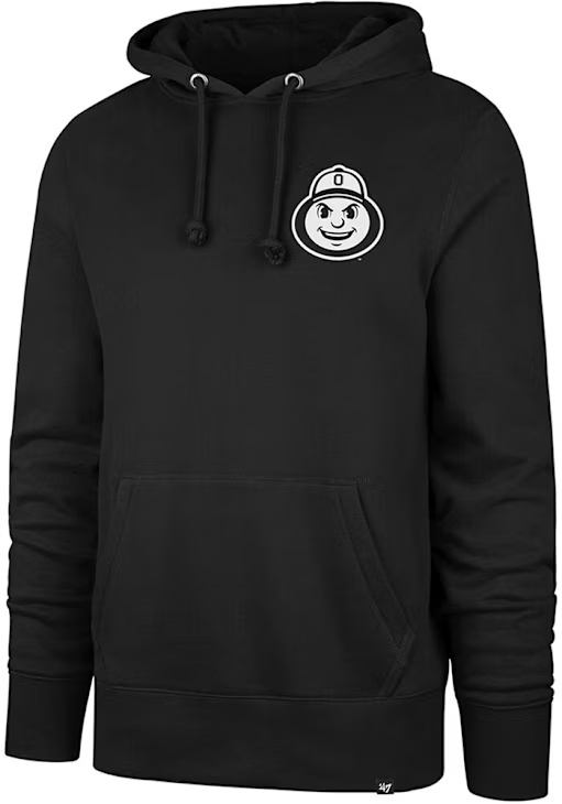 Mens Ohio State Buckeyes Black 47 Comeback Headline Hooded Sweatshirt
