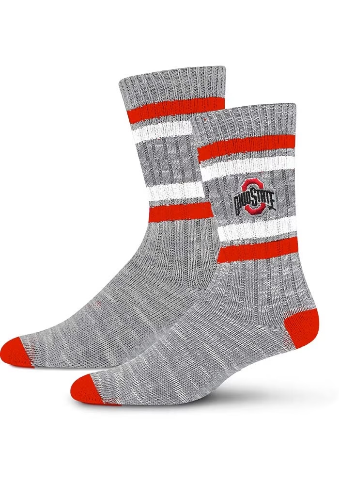 Alpine Tweed Ohio State Buckeyes Womens Crew Socks - Red