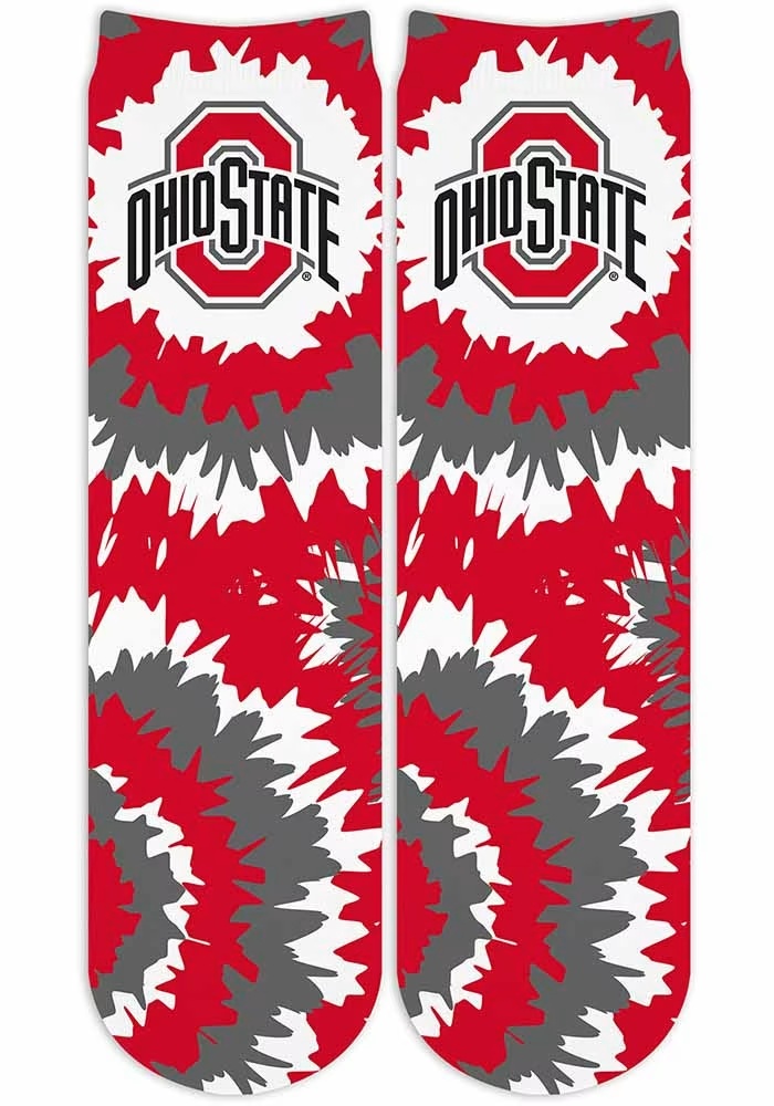 Tie Crew Ohio State Buckeyes Youth Crew Socks - Red