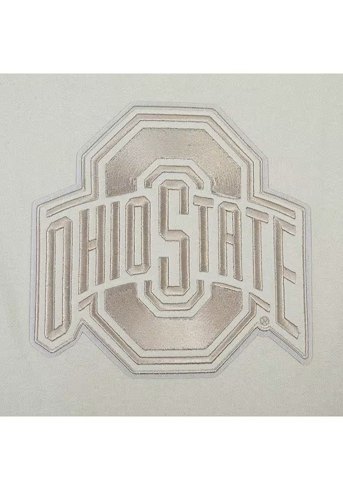 Mens Ohio State Buckeyes Brown Pro Standard Neutral Crew Sweatshirt
