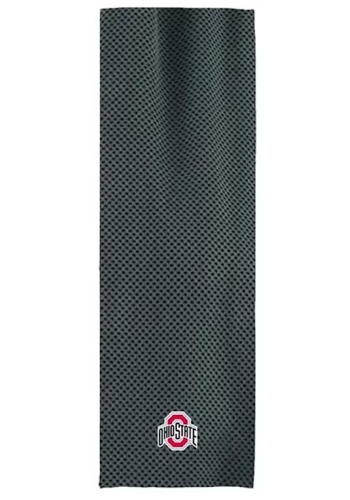 Charcoal Ohio State Buckeyes Team Logo Cooling Towel