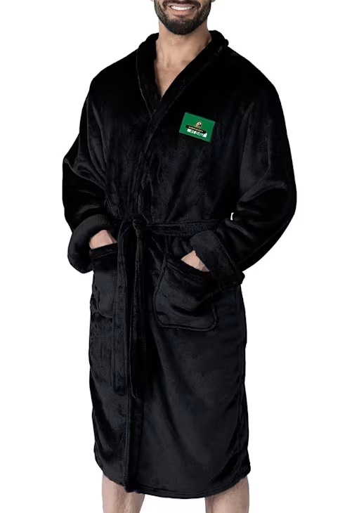 Black Oregon Ducks #1 Dad Silk Touch Bathrobes