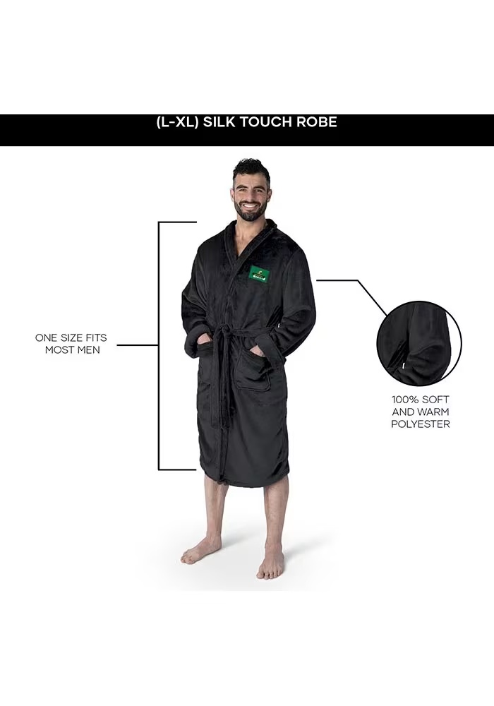 Black Oregon Ducks #1 Dad Silk Touch Bathrobes