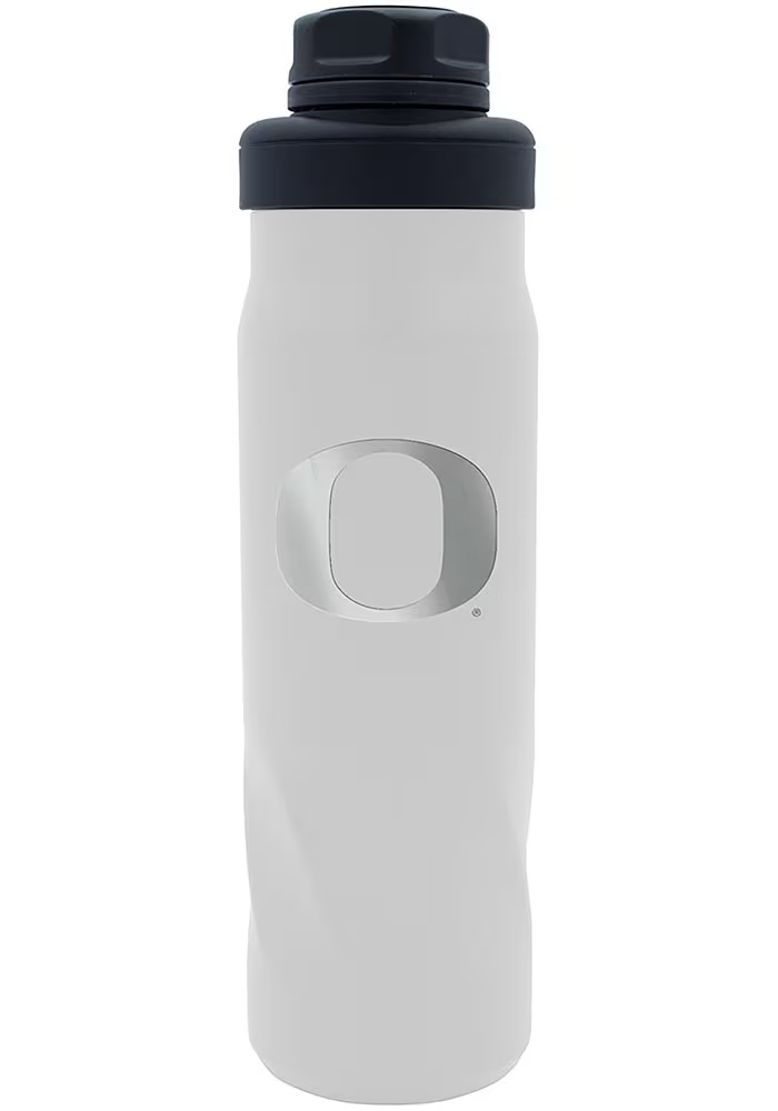 White Oregon Ducks 20oz 20oz Morgan Stainless Steel Stainless Steel Bottle