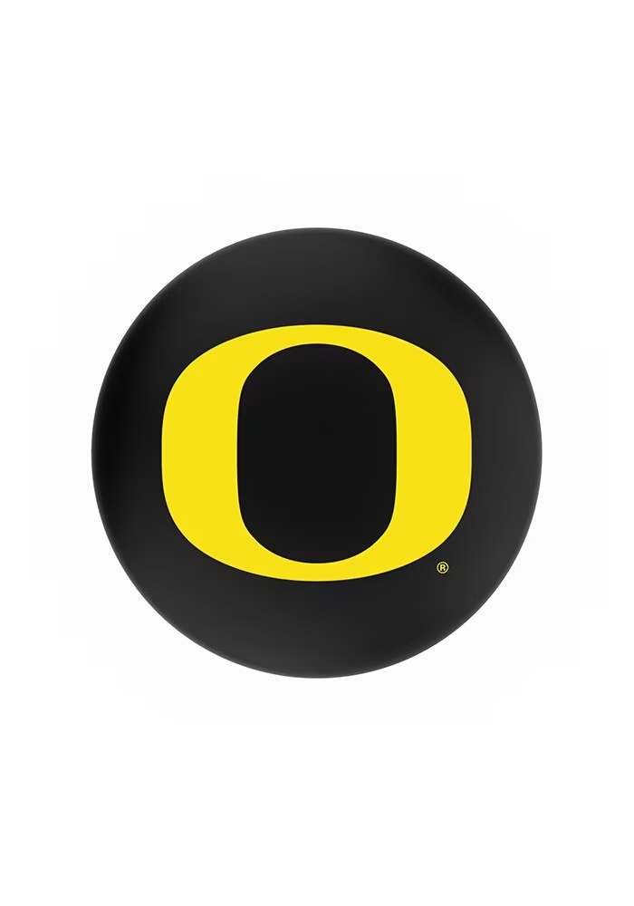 Black Oregon Ducks Chrome Seat Pub Stool