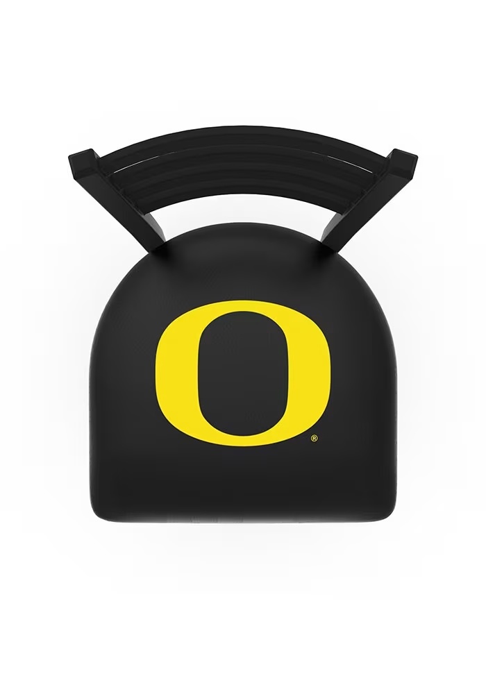 Black Oregon Ducks Stationary Pub Stool