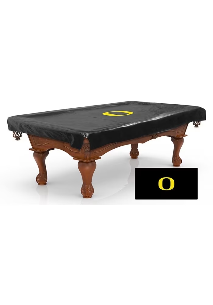 Black Oregon Ducks Cover Pool Table