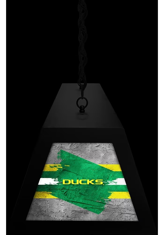 Black Oregon Ducks Long Billiard Lamp