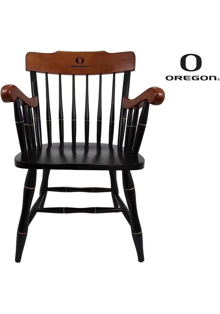 Brown Oregon Ducks Office Captain Design Desk Chair
