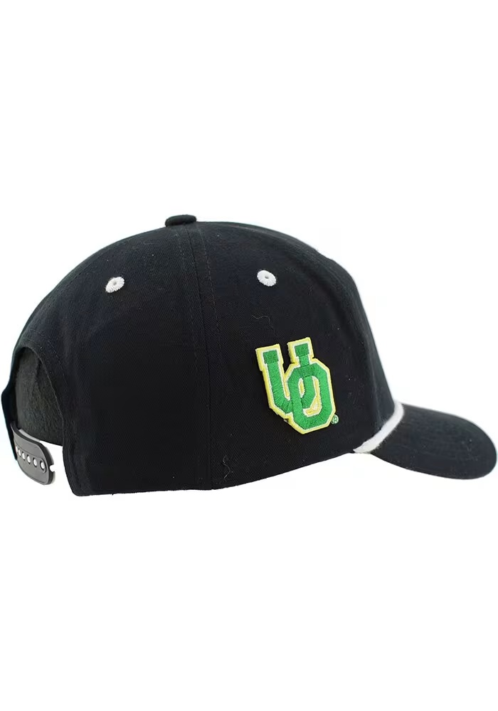 Zephyr Black Oregon Ducks 2024 NCAA COLLEGE FOOTBALL PLAYOFF MOMENTO ROPE Adjustable Hat 2 Zephyr Black Oregon Ducks 2024 NCAA COLLEGE FOOTBALL PLAYOFF MOMENTO ROPE Adjustable Hat