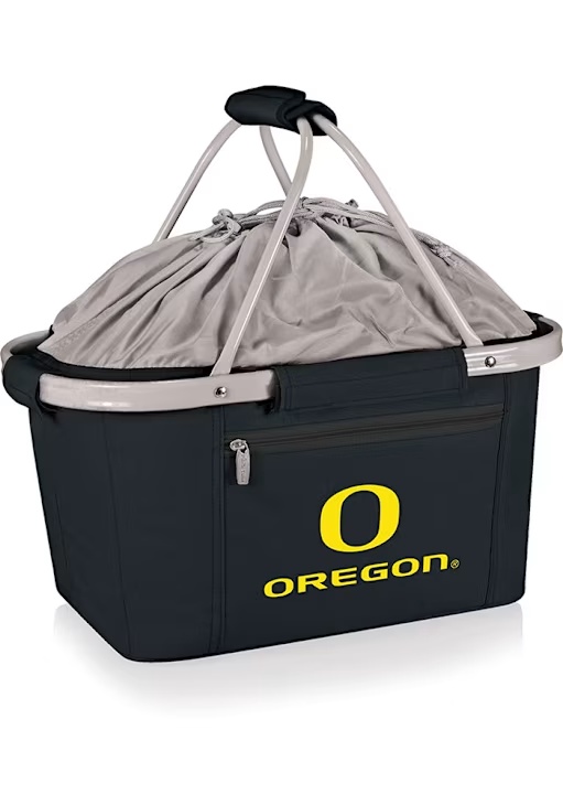Black Oregon Ducks Metro Collapsible Basket Cooler