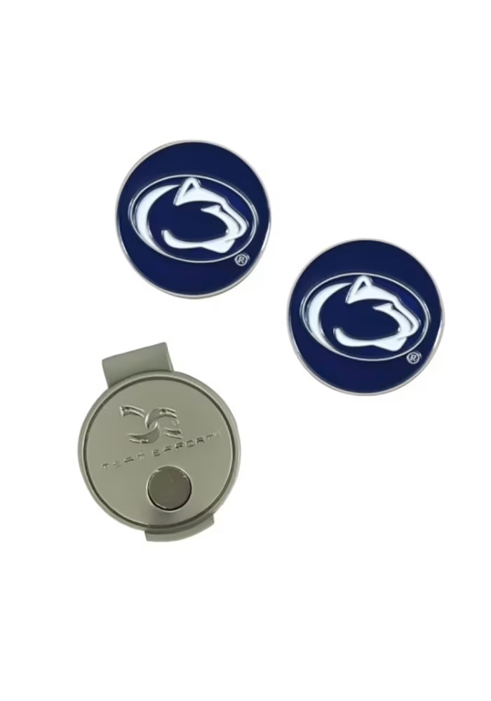 Navy Blue Penn State Nittany Lions Cap Clip Golf Ball Marker