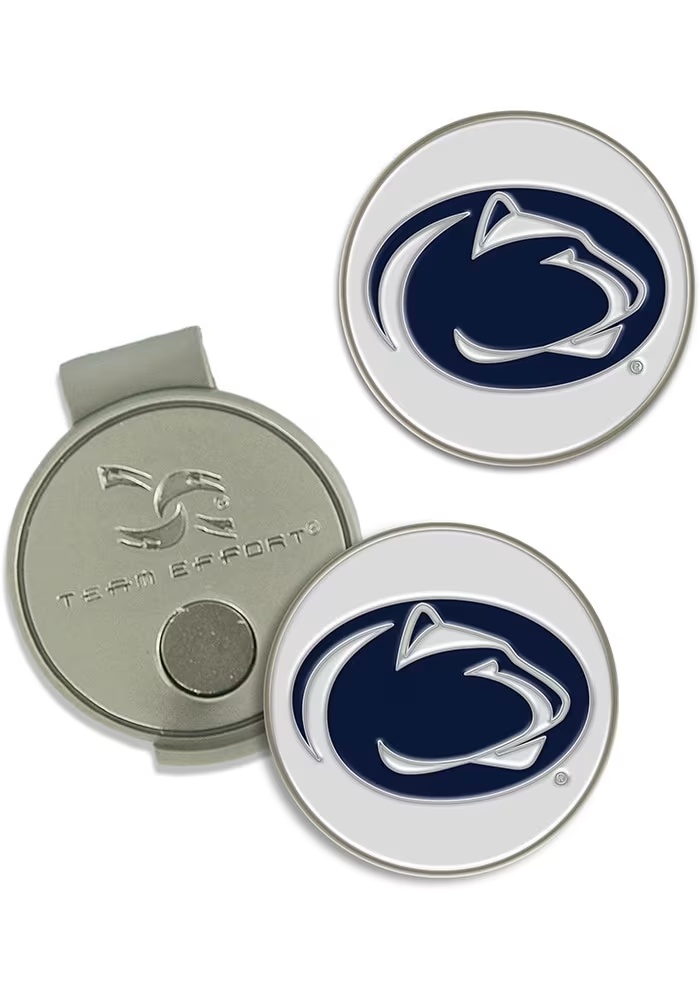 Navy Blue Penn State Nittany Lions Cap Clip Golf Ball Marker