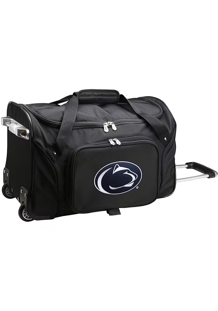 22 Rolling Duffel Penn State Nittany Lions Luggage - Black