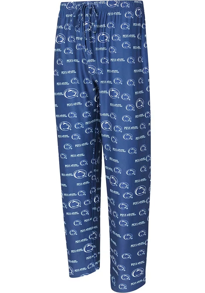 Mens Penn State Nittany Lions Navy Blue Concepts Sport Mosaic Loungewear Sleep Pants