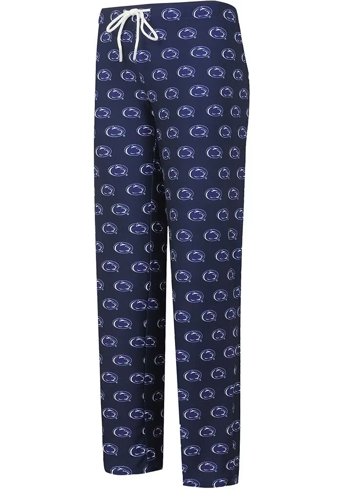 Womens Penn State Nittany Lions Navy Blue Concepts Sport Gauge Loungewear Sleep Pants