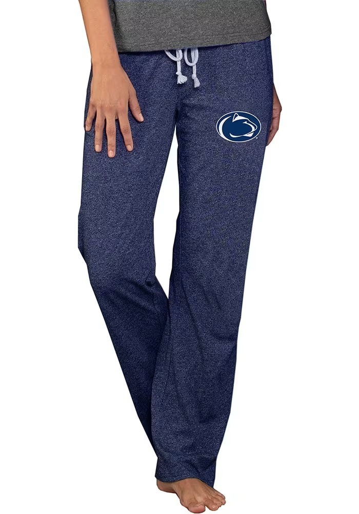 Womens Penn State Nittany Lions Navy Blue Concepts Sport Quest Knit Loungewear Sleep Pants