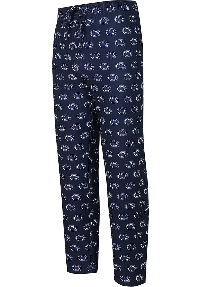 Mens Penn State Nittany Lions Navy Blue Concepts Sport Gauge Loungewear Sleep Pants