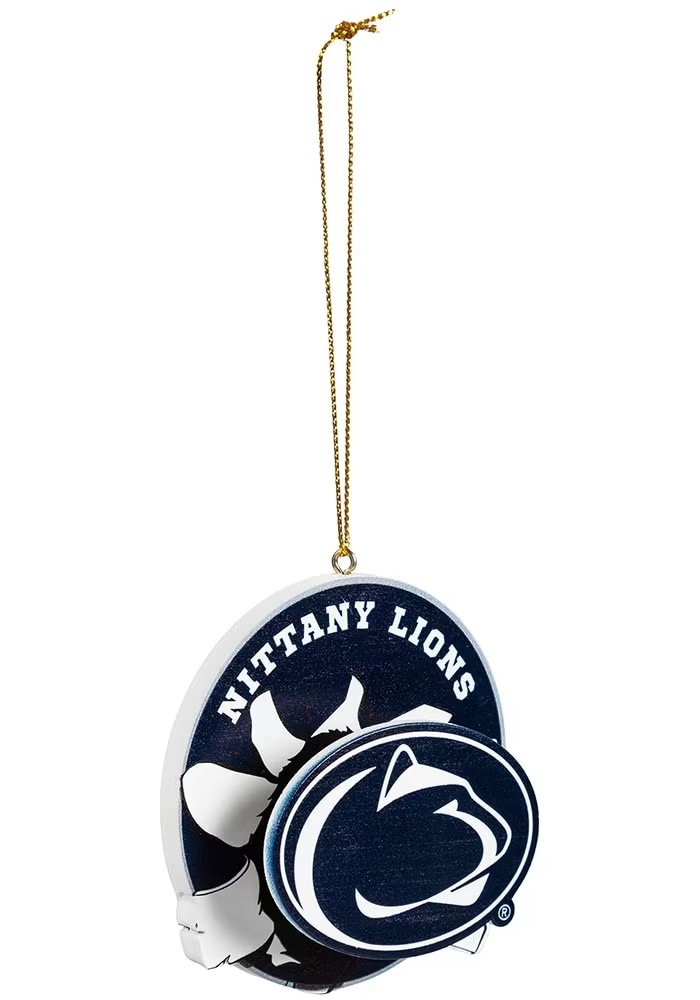Blue Penn State Nittany Lions Bobble Ornament