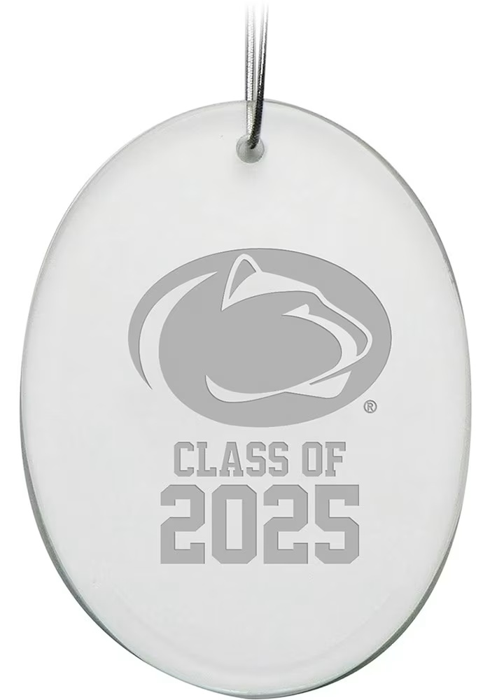 White Penn State Nittany Lions Class of 2025 Oval Ornament