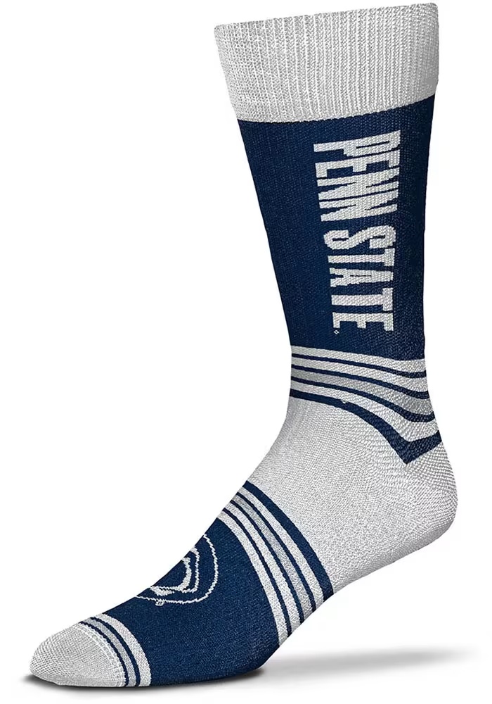Go Team Penn State Nittany Lions Mens Dress Socks - Blue