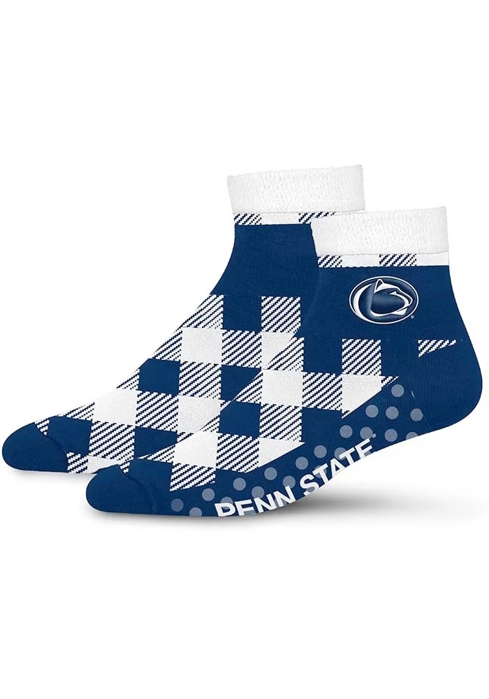 Cozy Buff Penn State Nittany Lions Womens Quarter Socks - Navy Blue