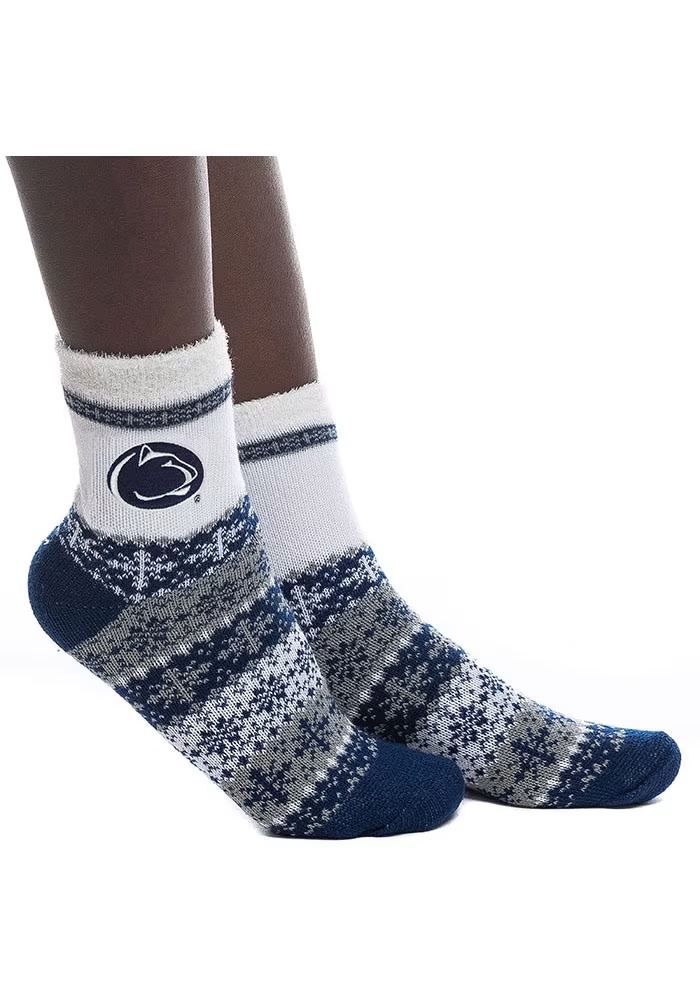 Holiday Penn State Nittany Lions Womens Quarter Socks - Blue