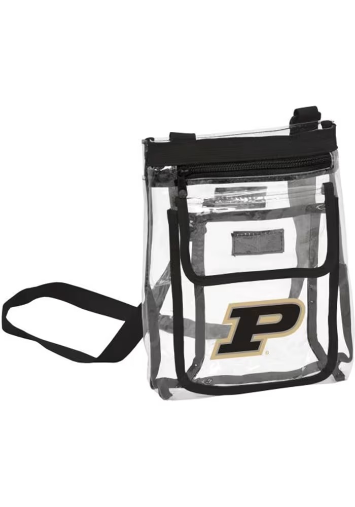Crossbody Purdue Boilermakers Womens Clear Tote - Black