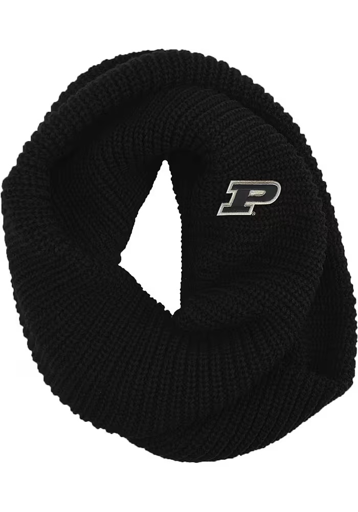 Purdue Boilermakers LogoFit Infinity Womens Scarf - Black