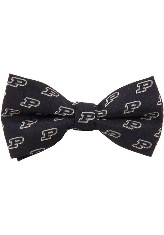 Bow Tie Repeat Purdue Boilermakers Mens Tie - Black