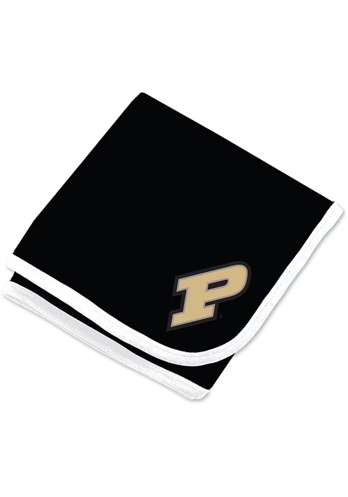 Team Color Purdue Boilermakers Baby Blanket - Black