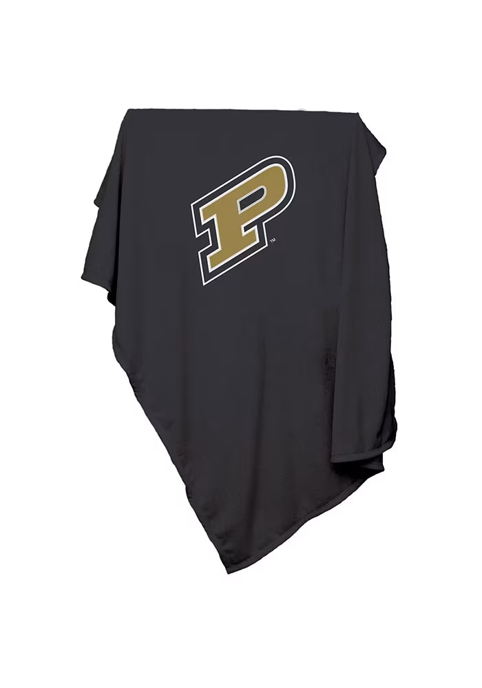 Boilermakers Black Logo Brands Team Logo Design Sweatshirt Blanket
