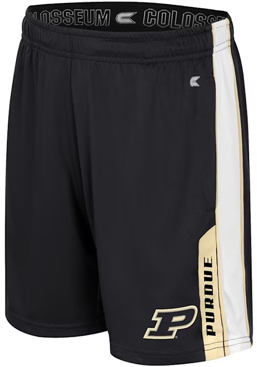 Youth Purdue Boilermakers Black Colosseum Gumbaldia Shorts