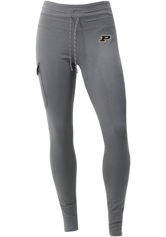 Womens Purdue Boilermakers Ash Columbia Heat Seal Trek Pants