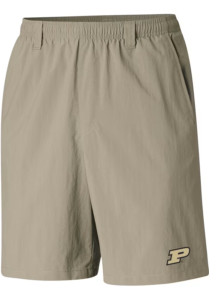 Mens Purdue Boilermakers Brown Columbia Heat Seal Backcast Shorts
