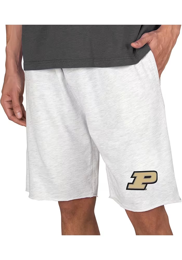 Mens Purdue Boilermakers Oatmeal Concepts Sport Mainstream Shorts
