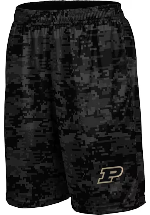 Mens Purdue Boilermakers Black ProSphere Digital Shorts