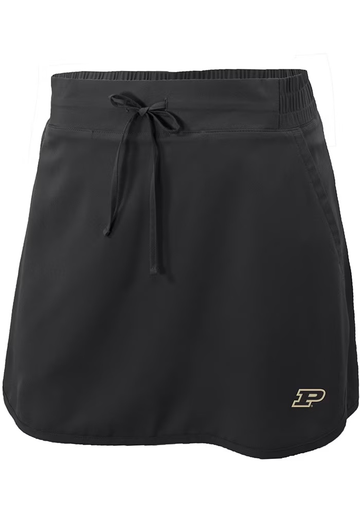 Womens Purdue Boilermakers Black Columbia Heat Seal Omni Wick Lakewood Pines Shorts