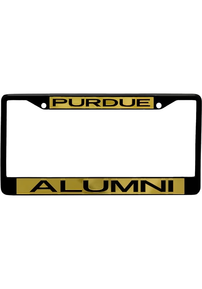 Purdue Boilermakers Black  Alumni Graphic License Plate Frame