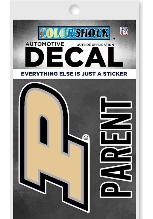 Black Purdue Boilermakers Parent Decal
