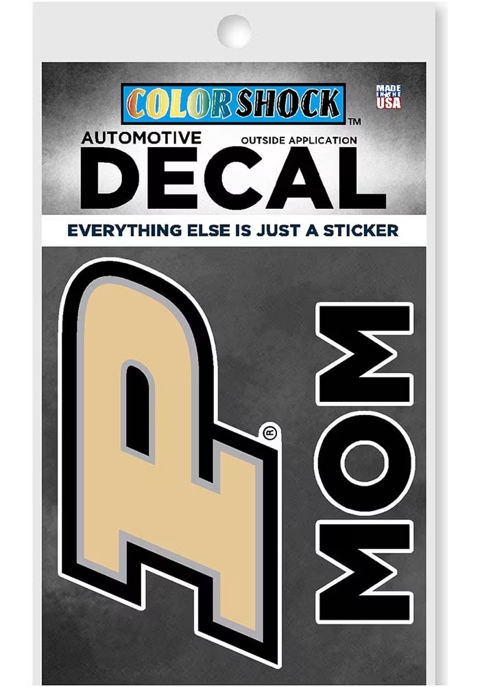 Black Purdue Boilermakers Mom Decal