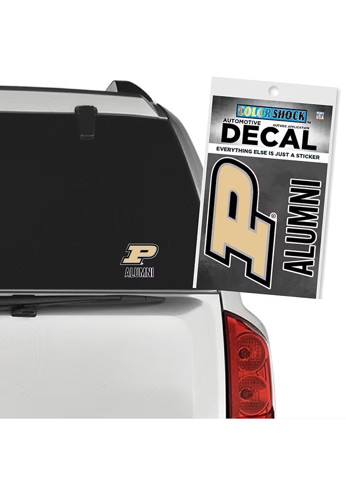 Black Purdue Boilermakers Alumni Decal