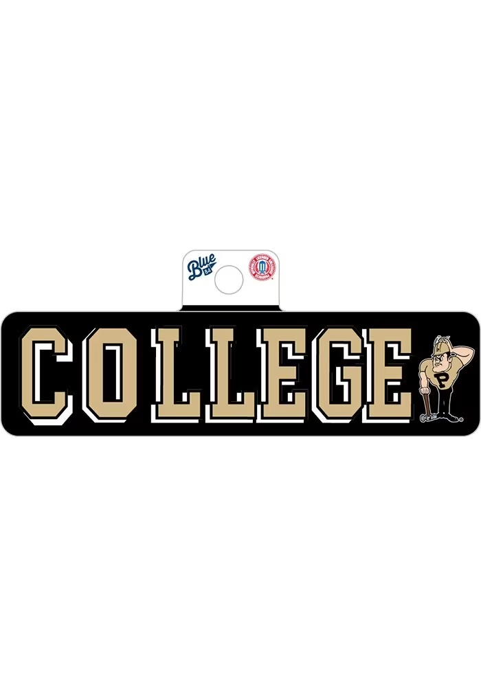 Black Purdue Boilermakers Cool College Stickers