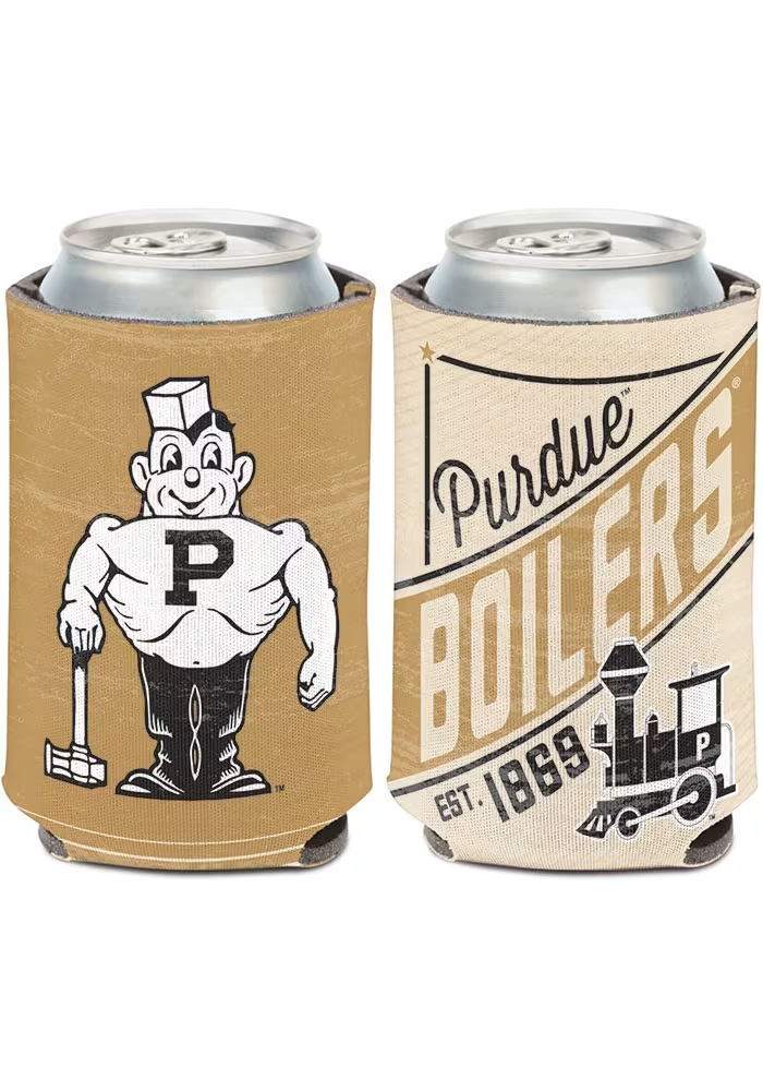 Black Purdue Boilermakers Classic Vintage Coolie