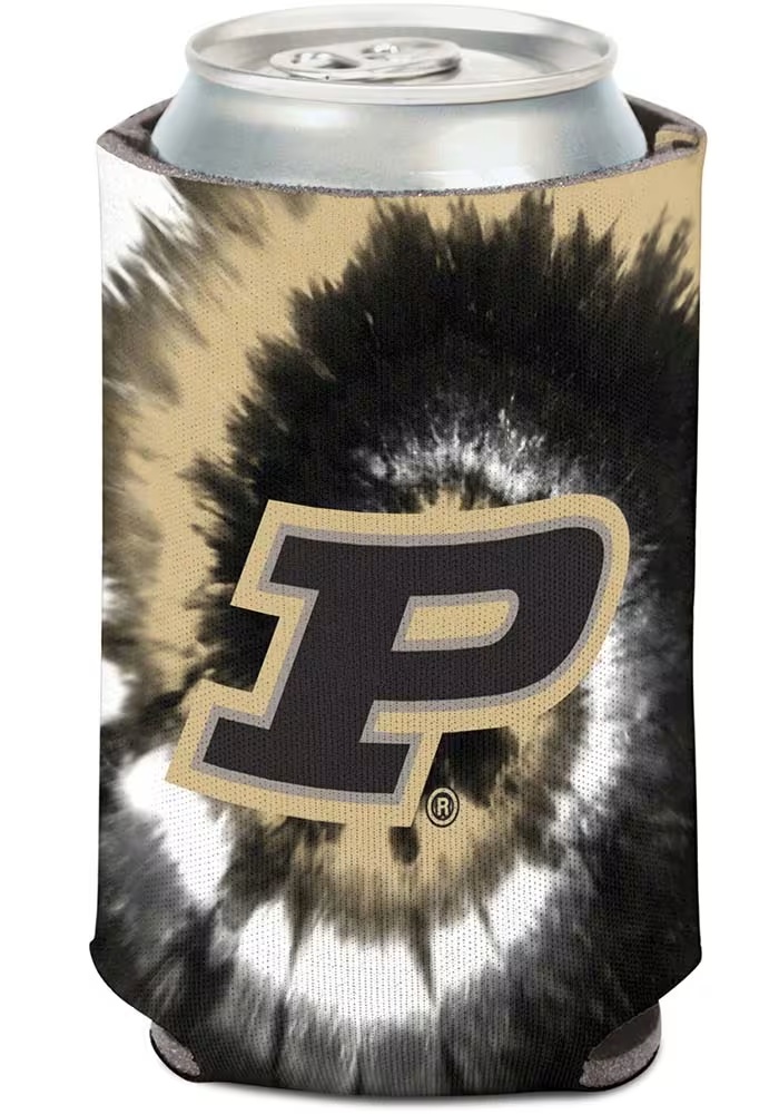 Black Purdue Boilermakers Tie Dye Coolie