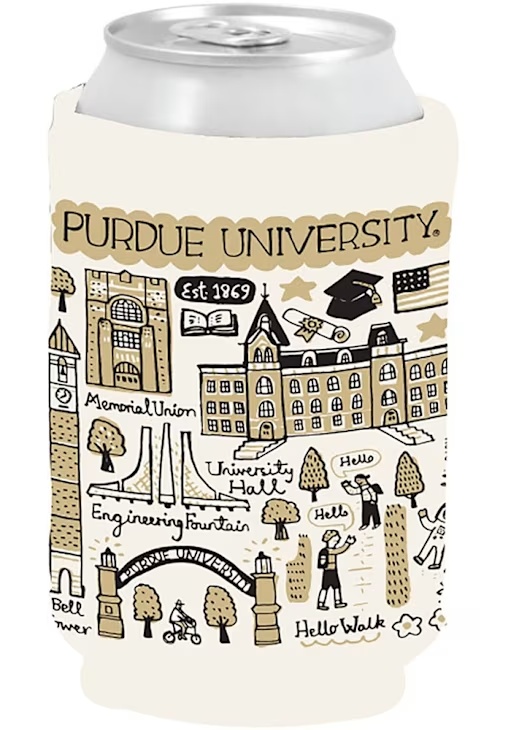Gold Purdue Boilermakers Julia Gash Coolie