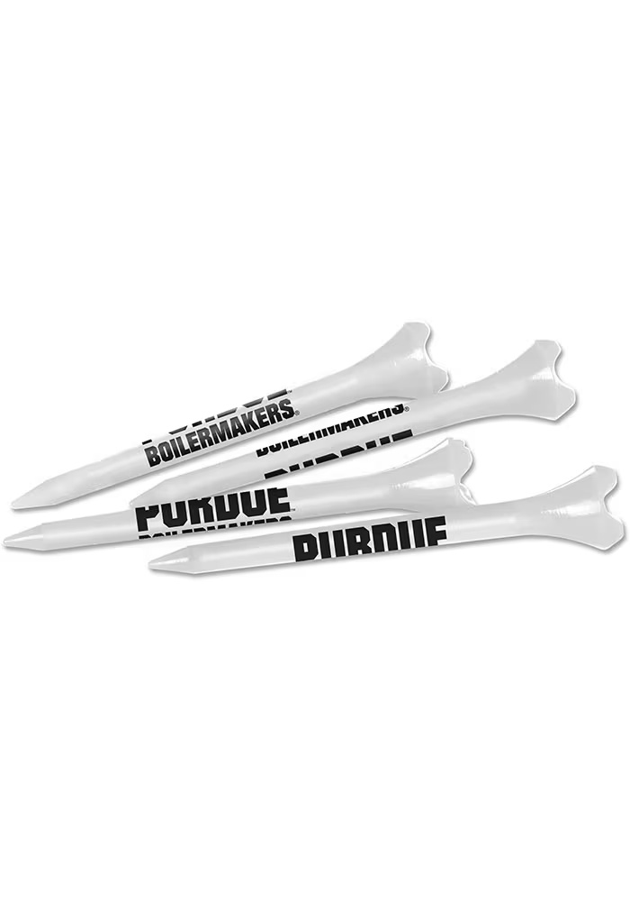 White Purdue Boilermakers 40 Pack Golf Tees